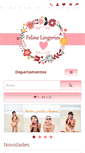 Mobile Screenshot of felinelingeries.com
